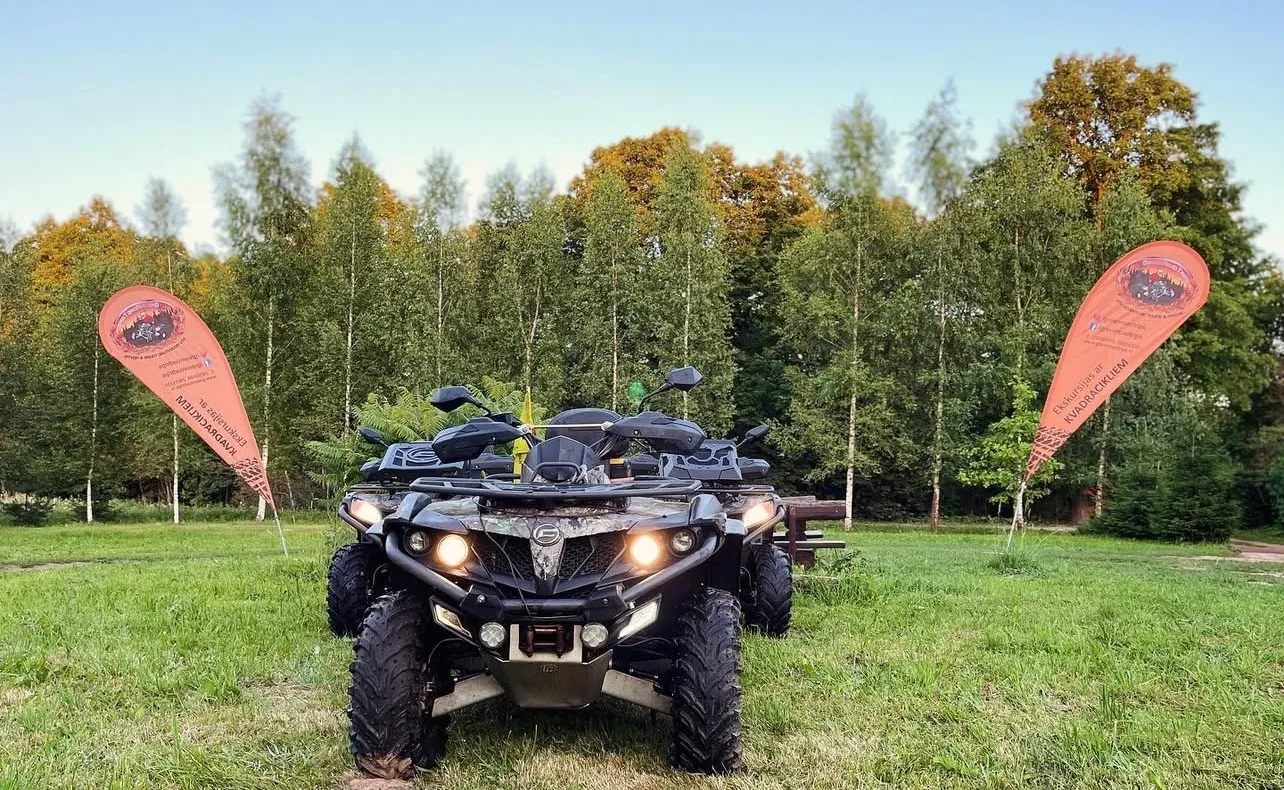 Kvadracikla priekšskats - ATV noma Vecumniekos